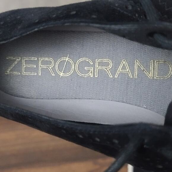 Cole Haan Women's Sneakers ZEROGRAND Oxfords Black Suede Athleisure  Size 5 - Picture 6 of 10